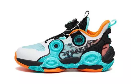 Баскетбольные кроссовки Alien 2 Kids PS Mid-top белые/синие/черные Anta Kids