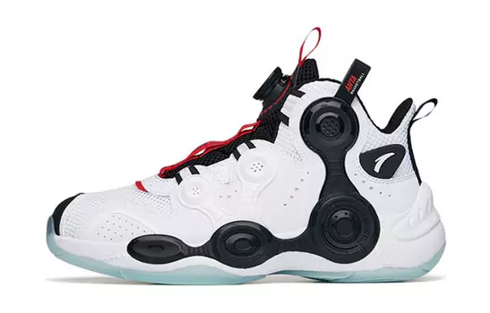 Баскетбольные кроссовки Alien Kids GS High-top белые/черные/красные Anta Kids