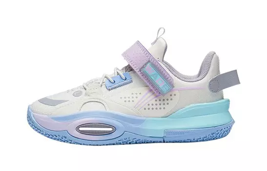 Баскетбольные кроссовки All City 10 Kids PS Low-top Pearl White/Pterosis Violet Lining Young