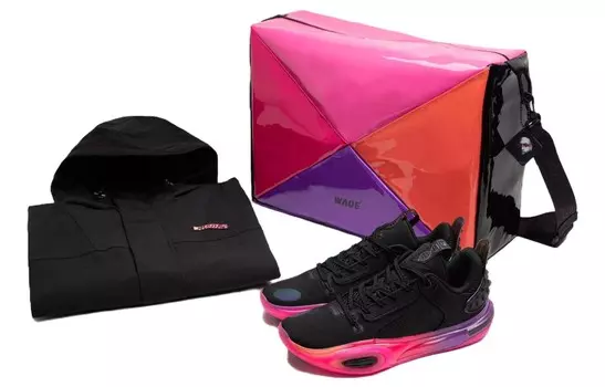 Баскетбольные кроссовки All City 11 мужские высокие черные/красные Lining