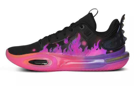 Баскетбольные кроссовки All City 11 мужские низкие черные/красные Lining