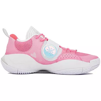 Баскетбольные кроссовки All City 8 унисекс с низким верхом розового цвета Lining