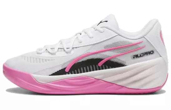 Баскетбольные кроссовки All-Pro Nitro Basketball Shoes Unisex Low-top White/pink/black Puma