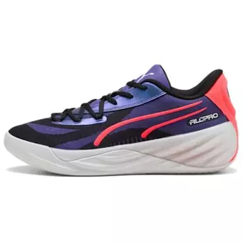 Баскетбольные кроссовки All-Pro Nitro Basketball Shoes Men Low-Top Purple/Black/Red Puma