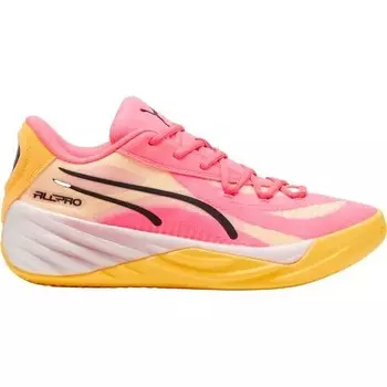 Баскетбольные кроссовки All-Pro Нитро Puma, цвет Sonnenuntergangs Orange/Sonnengelb/Puma Schwarz