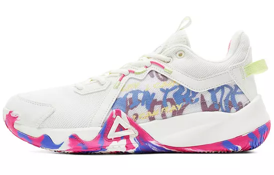 Баскетбольные кроссовки Apocalypse Basketball Shoes Men Low-Top White/Fuchsia Peak