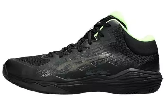 Баскетбольные кроссовки Asics Nova Flow унисекс, Black/Volt/Anthracite/Smoke Gray