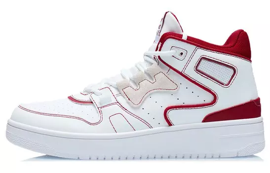 Баскетбольные кроссовки Attack Vintage Men Mid-top Standard White/Bull Red Lining