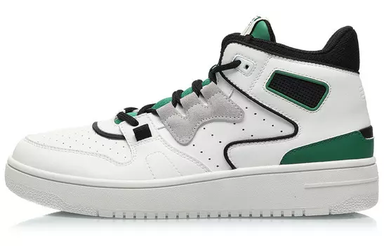 Баскетбольные кроссовки Attack Vintage Men Mid-top White/Green Lining