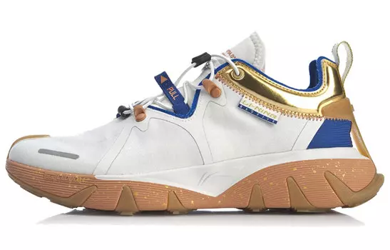 Баскетбольные кроссовки Badfive 1 мужские с низким верхом молочно-белые Lining