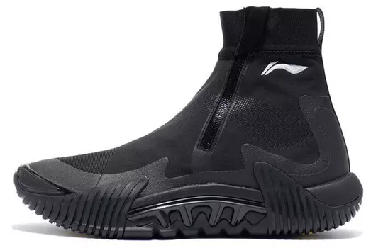 Баскетбольные кроссовки Badfive 2 мужские высокие черные Lining