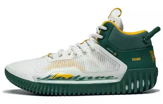 Баскетбольные кроссовки Badfive 3 мужские, средние, белые/зеленые Lining