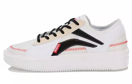 Баскетбольные кроссовки Badfive The Rebel женские с низким верхом, белые/бежевые Lining