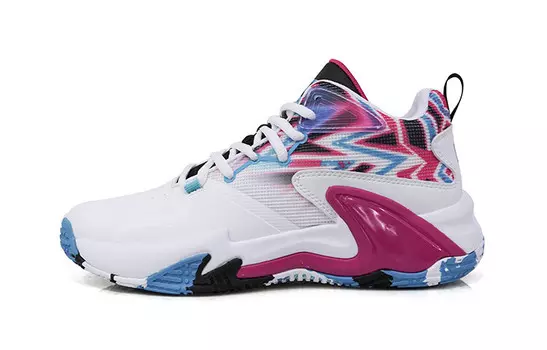 Баскетбольные кроссовки Basketball Shoes Men High-Top Lpmx, белый/черный/красный