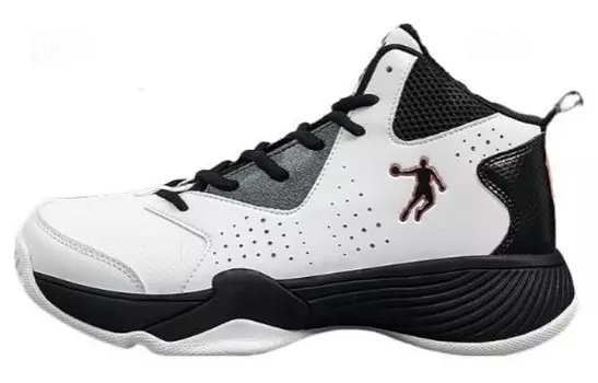 Баскетбольные кроссовки Basketball Shoes Men High-Top White Qiaodan