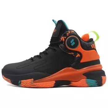 Баскетбольные кроссовки Basketball Shoes Men High-Top Beta, черный/оранжевый