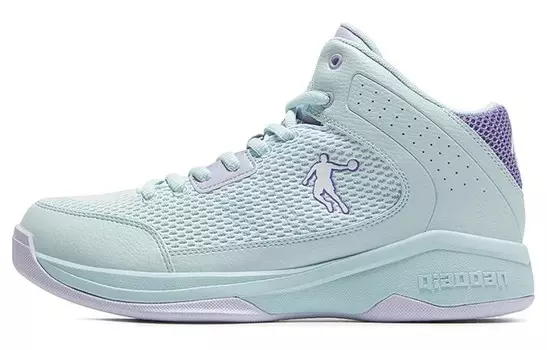 Баскетбольные кроссовки Basketball Shoes Men High-Top Blue-violet Qiaodan