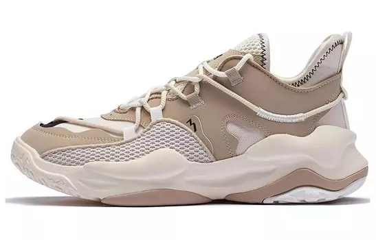 Баскетбольные кроссовки Basketball Shoes Men Low-Top 361°, коричневый/бежевый