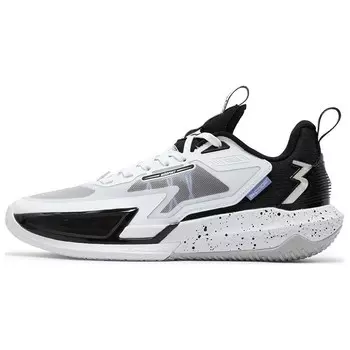 Баскетбольные кроссовки Basketball Shoes Men Low-Top White/Obsidian Black 361°