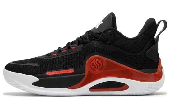 Баскетбольные кроссовки Basketball Shoes Men Low-Top Black/Red 361°