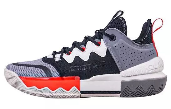 Баскетбольные кроссовки Basketball Shoes Men Low-Top Invisible Gray Jet Black 361°