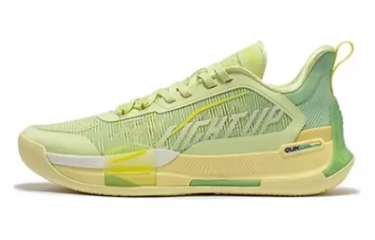Баскетбольные кроссовки Basketball Shoes Men Low-Top Green Yellow 361°