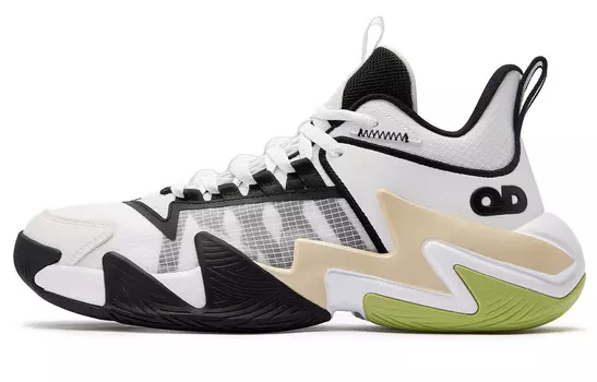 Баскетбольные кроссовки Basketball Shoes Men Low-Top Black/White Qiaodan