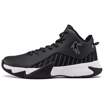 Баскетбольные кроссовки Basketball Shoes Men Low-Top Black/White Qiaodan