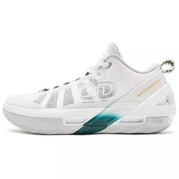 Баскетбольные кроссовки Basketball Shoes Men Low-Top White/Warm Gray Qiaodan