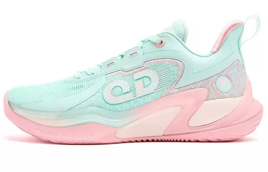 Баскетбольные кроссовки Basketball Shoes Men Low-Top Water Ripple Colored Nectar Powder Qiaodan, цвет Water Ripple Colored Nectar Powder