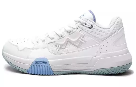 Баскетбольные кроссовки Basketball Shoes Men Low-Top White / Ethereal Blue Qiaodan