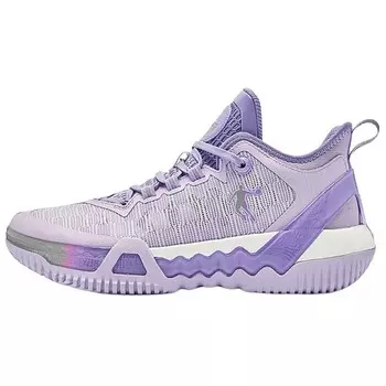 Баскетбольные кроссовки Basketball Shoes Men Low-Top Light Purple Orchid / Hydrangea Purple Qiaodan