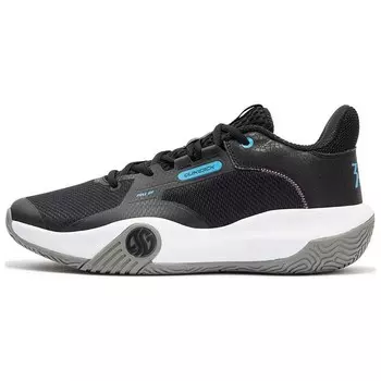 Баскетбольные кроссовки Basketball Shoes Men Low-Top Obsidian Black/College Blue 361°