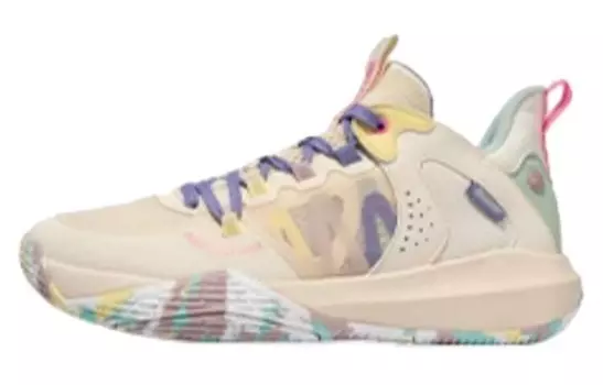 Баскетбольные кроссовки Basketball Shoes Men Low-Top Vanilla Yellow/smoothie Yellow Qiaodan