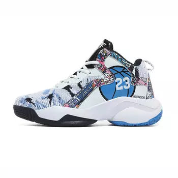Баскетбольные кроссовки Basketball Shoes Men Mid-Top Musnodo, цвет Aqua