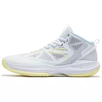 Баскетбольные кроссовки Basketball Shoes Men Mid-Top White/Yellow 361°