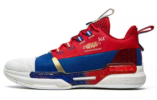 Баскетбольные кроссовки Basketball Shoes Men Mid-Top Red/Blue 361°
