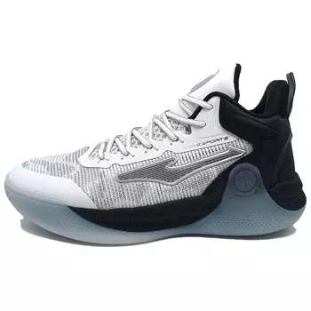 Баскетбольные кроссовки Basketball Shoes Men Mid-Top White/Black Erke