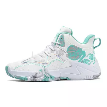 Баскетбольные кроссовки Basketball Shoes Men Mid-Top Vael, белый/синий/красный