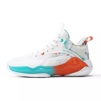 Баскетбольные кроссовки Basketball Shoes Men Mid-Top K-Bird, черный/фиолетовый/оранжевый