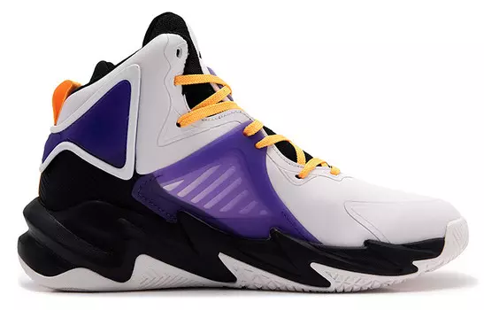 Баскетбольные кроссовки Basketball Shoes Men Mid-Top Pearl White Saiqi