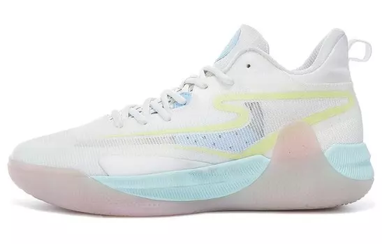 Баскетбольные кроссовки Basketball Shoes Men Mid-Top Oak Bud White/moon Yellow Erke