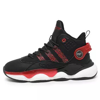 Баскетбольные кроссовки Basketball Shoes Unisex High-Top Musnodo, белый/черный