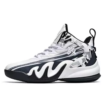 Баскетбольные кроссовки Basketball Shoes Unisex High-Top Gqwe, белый/черный