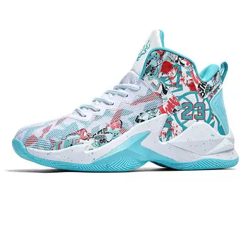 Баскетбольные кроссовки Basketball Shoes Unisex High-Top Musnodo, белый/черный