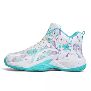 Баскетбольные кроссовки Basketball Shoes Unisex High-Top Lady Pirola, белый/черный