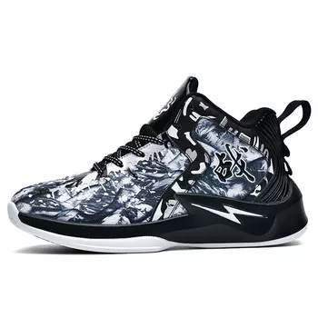 Баскетбольные кроссовки Basketball Shoes Unisex High-Top Lady Pirola, белый/черный