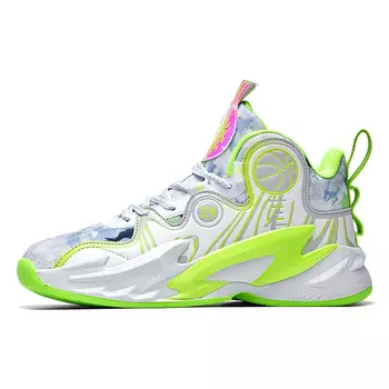 Баскетбольные кроссовки Basketball Shoes Unisex High-Top Musnodo, белый/фиолетовый