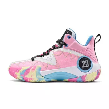 Баскетбольные кроссовки Basketball Shoes Unisex High-Top Qiutexiong, черный/белый