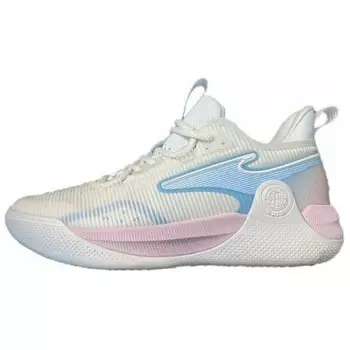 Баскетбольные кроссовки Basketball Shoes Unisex High-Top White/Blue/Pink Erke